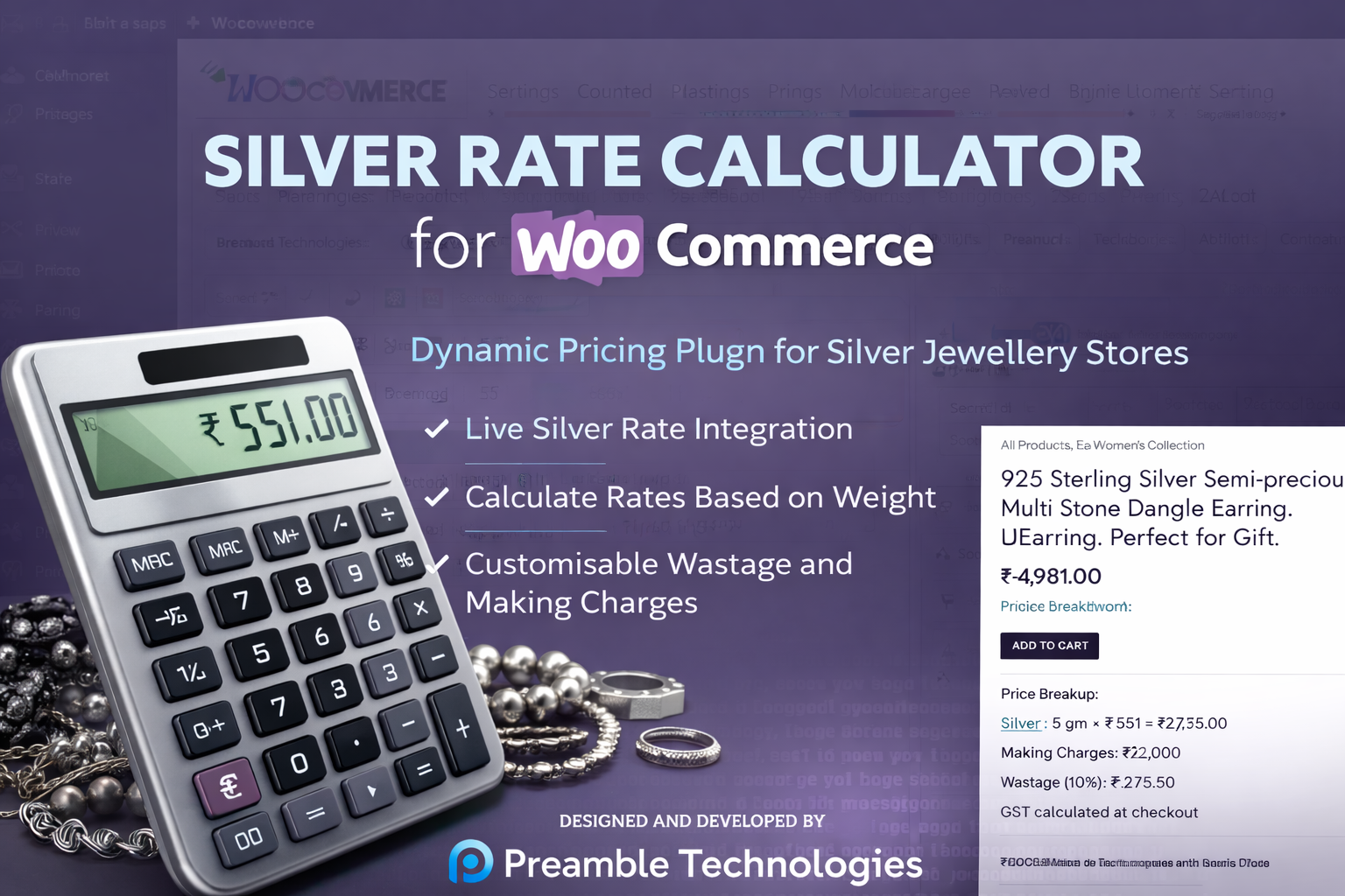 Silver Jewelry Price Calculator